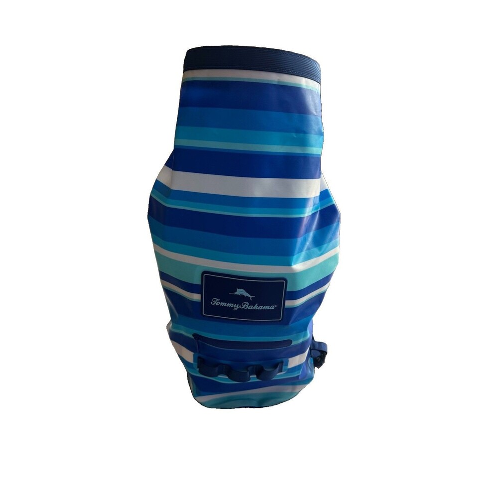 Tommy Bahama 20L Waterproof Dry Bag Roll-Top Harbor Stripe